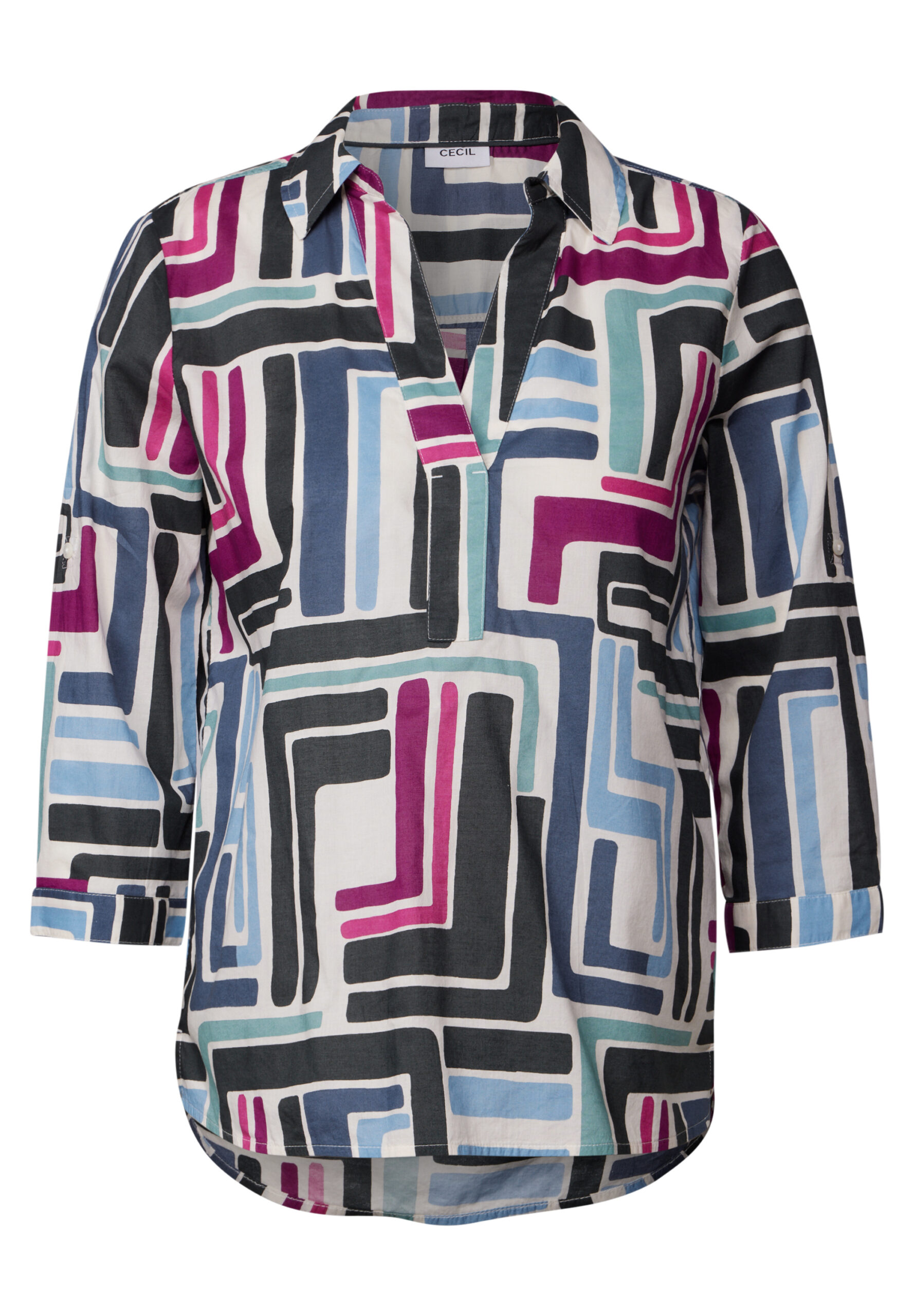 Gemusterte Bluse, Cecil