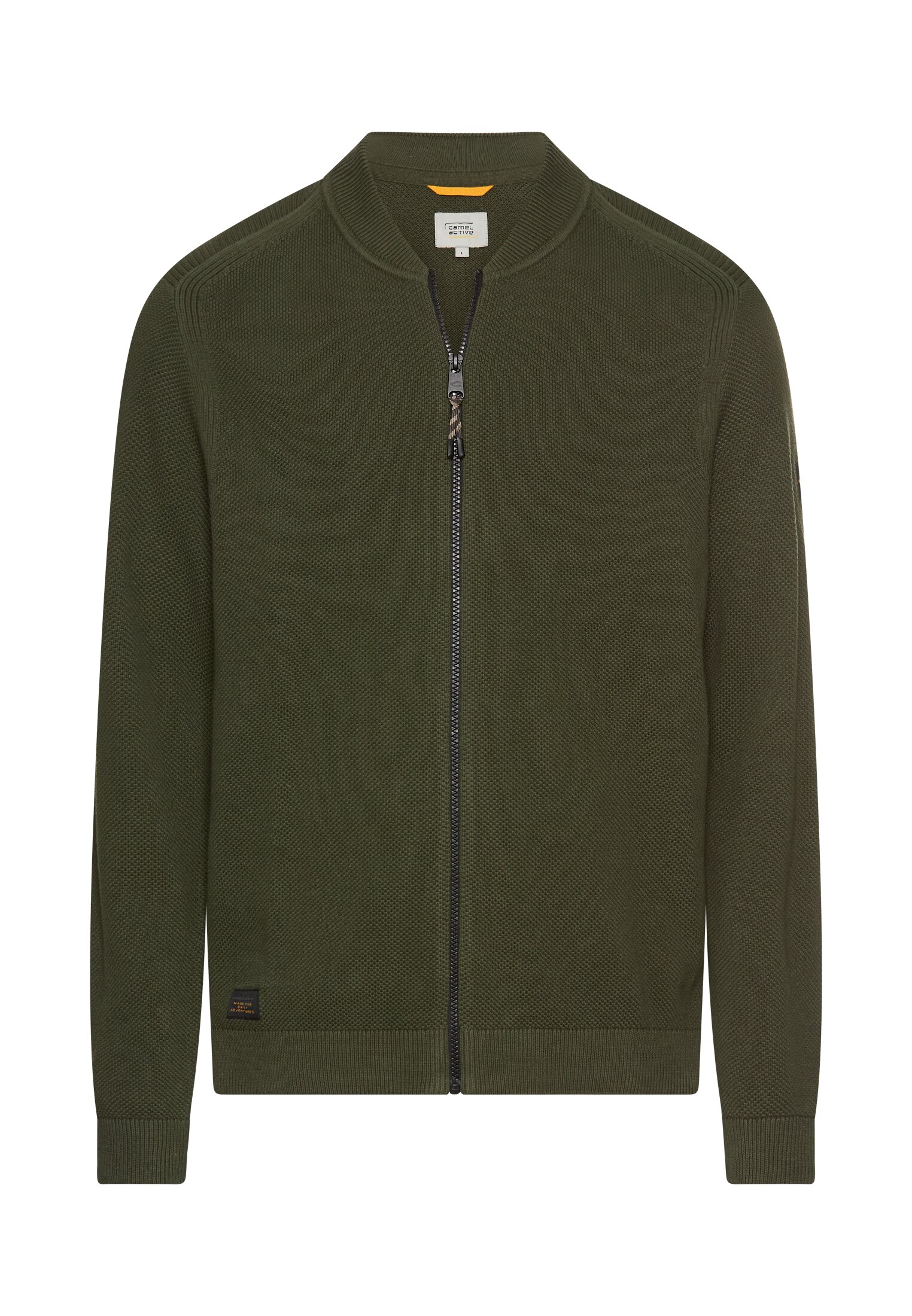 Strickjacke im Bomberstil, Camel active