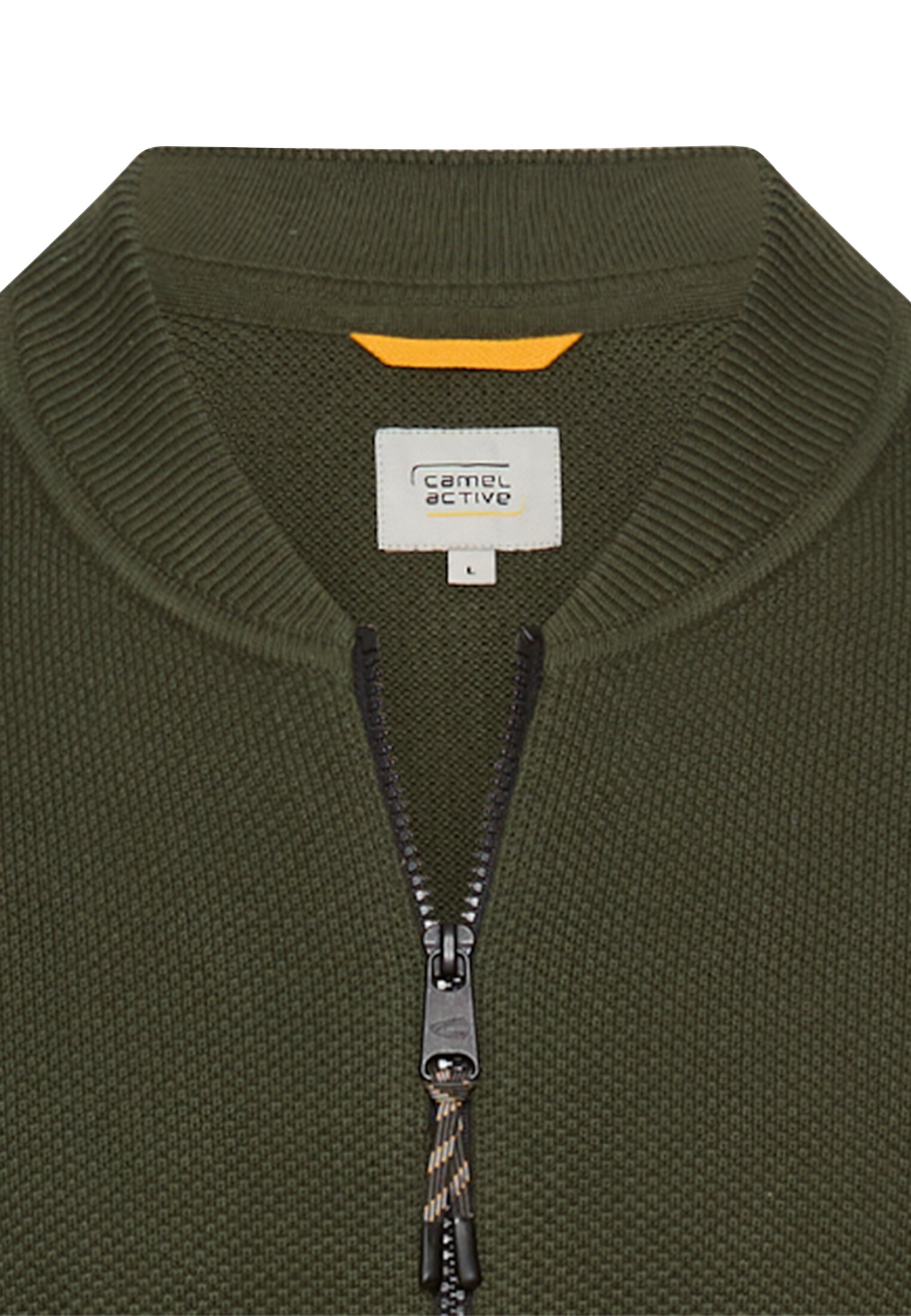 Strickjacke im Bomberstil, Camel active