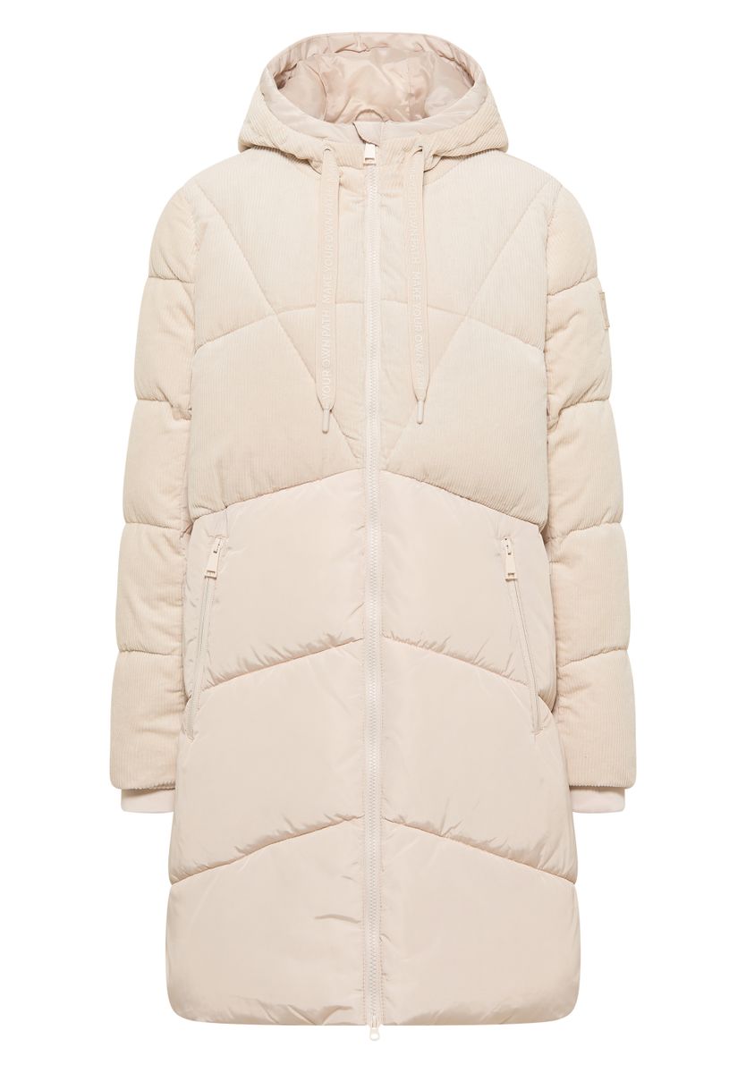 Puffer Mantel mit Cordmix, Cecil