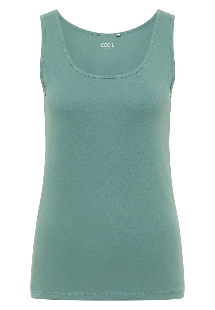 Basic Top in Unifarbe, Cecil