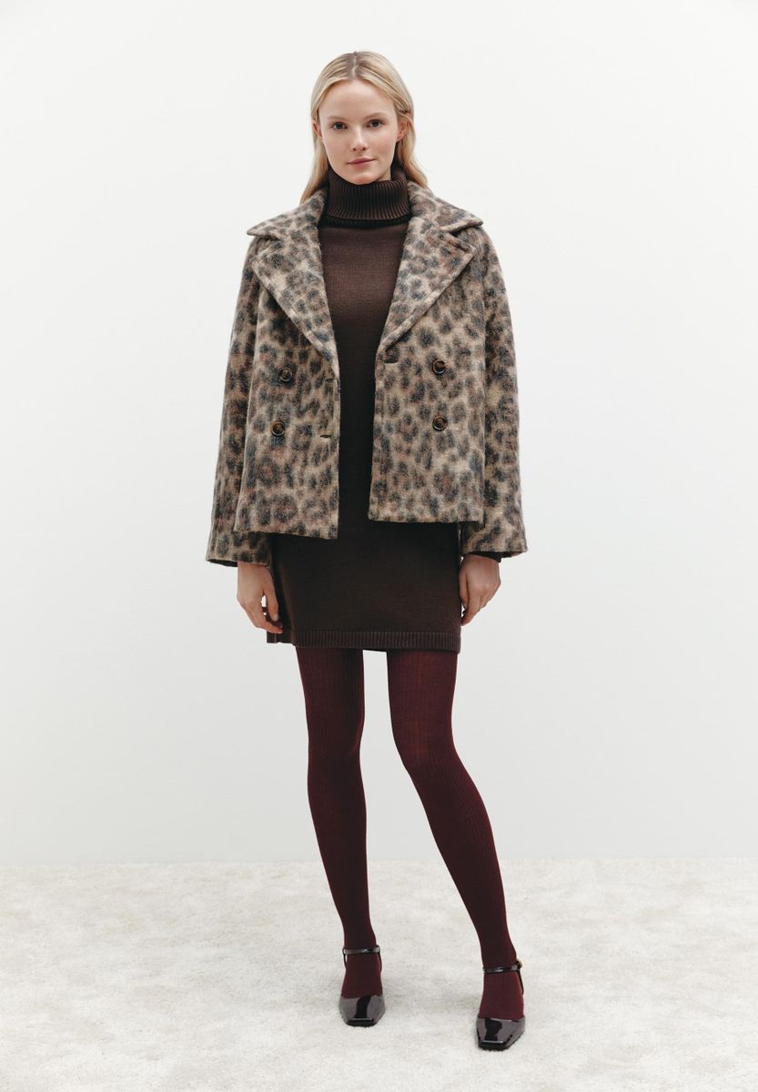 Jacke mit Leo-Muster, more and more