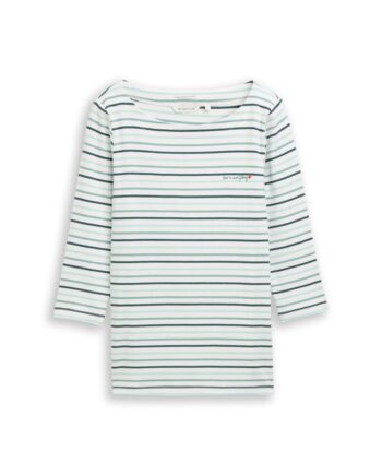 Langarmshirt mit Streifenmuster, Tom Tailor