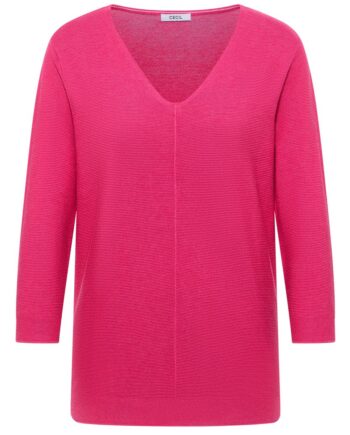 3/4-Arm Pullover mit Struktur, Cecil