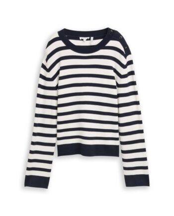 Strickpullover mit Streifenmuster, Tom Tailor