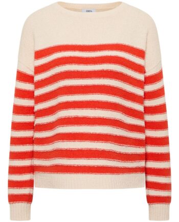 Gestreifter Bouclé Pullover, Cecil