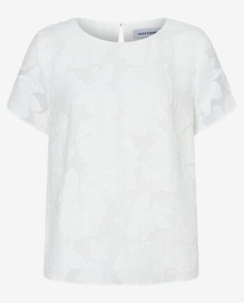 Bluse mit Flower-Dessin, more and more