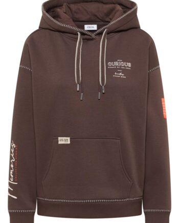 Hoodie mit Deko-Nähten, Cecil