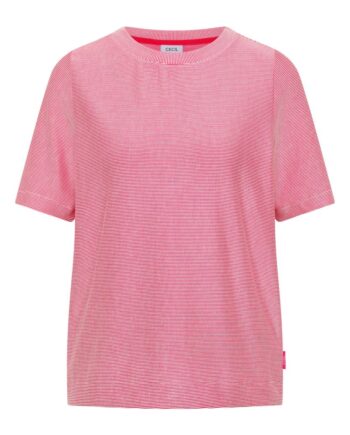Kurzarm T-Shirt mit feinen Streifen, Cecil