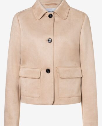 Jacke in Wildleder-Optik, more and more