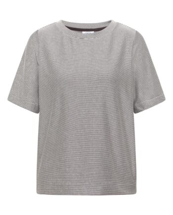 Kurzarm T-Shirt mit feinen Streifen, Cecil