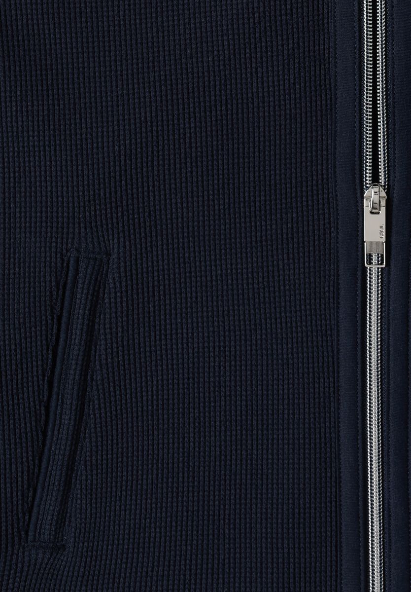 Langarm Jacke mit Kapuze und Taschen, Cecil
