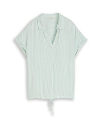 Loose Fit Bluse mit Streifenmuster, Tom Tailor