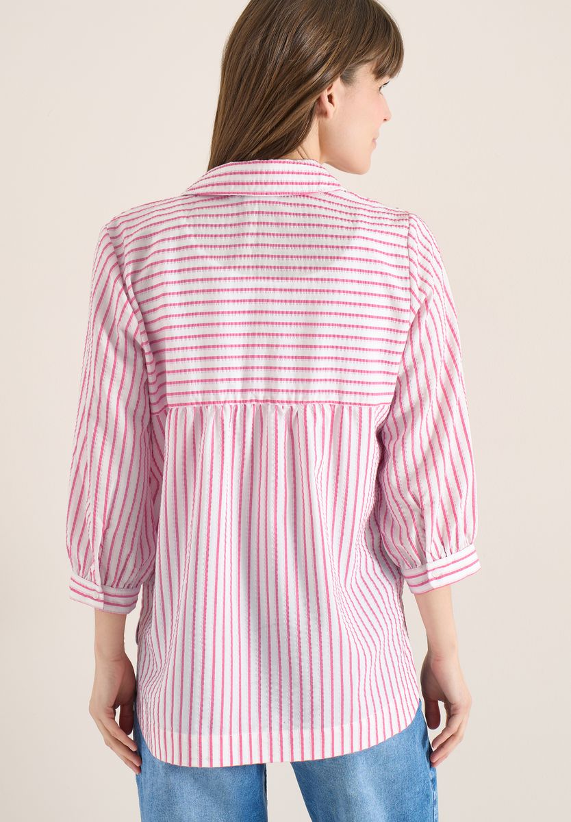 Bluse in Seersucker Qualität, Cecil