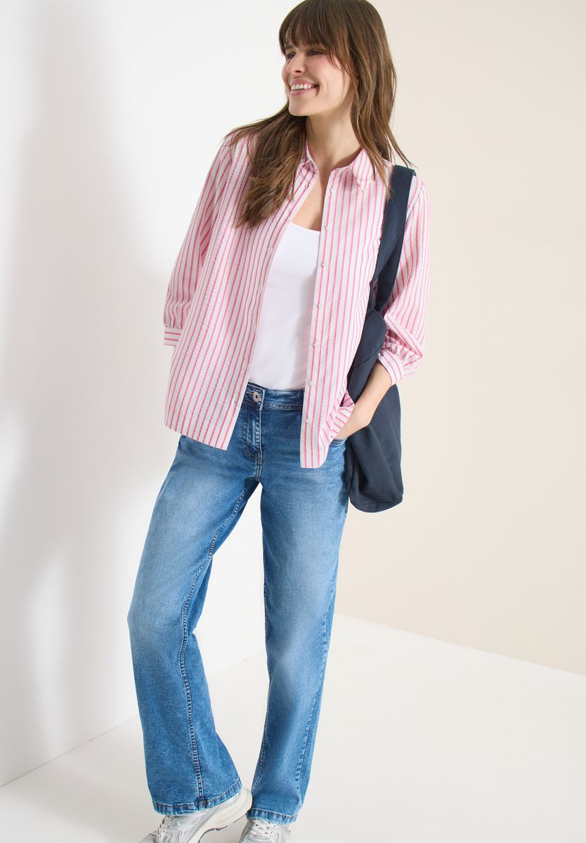 Bluse in Seersucker Qualität, Cecil