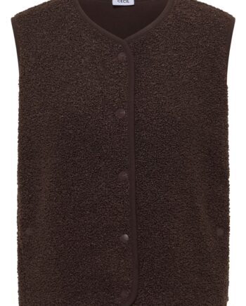 Weste aus Teddy-Material, Cecil