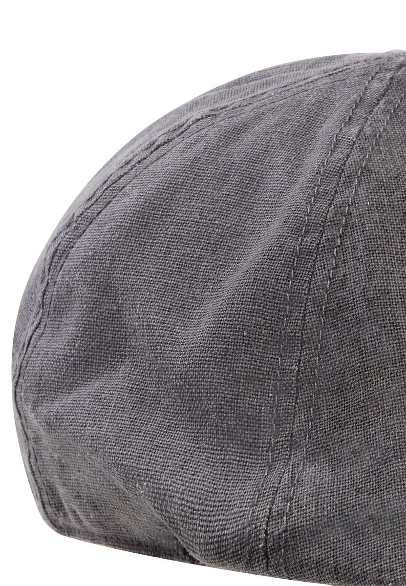 Flat Cap aus Leinen-Mix