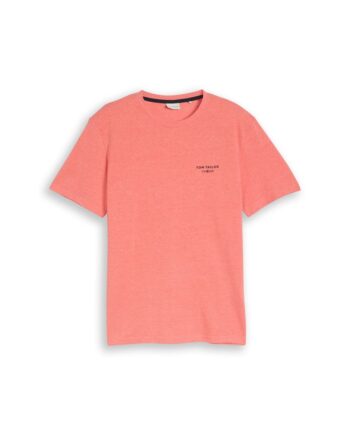 T-Shirt in Melange-Optik, Tom Tailor