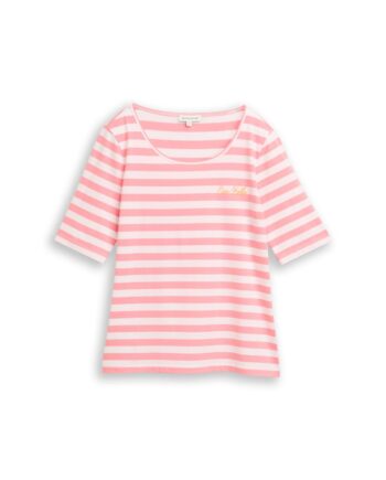 T-Shirt mit Stickerei, Tom Tailor