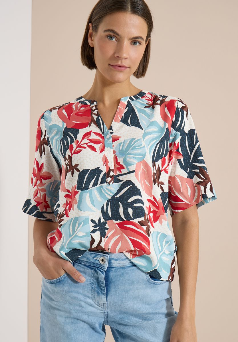 Kurzarm Bluse, Cecil
